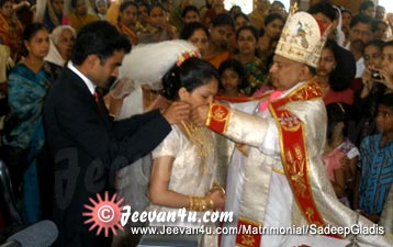 Sadeep Gladis Kanjirappally Bishop Mar Mathew Arackal